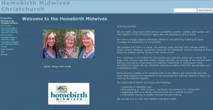 Homebirth Midwives' old website