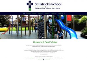 St Patrick's School website screenshot